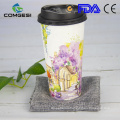 printed take away paper cup use in beverage and coffee